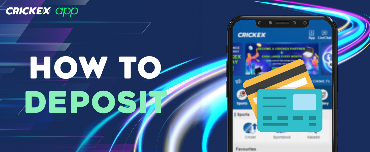 How to make deposit at a Crickex lottery site?